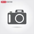 camera single vector icon