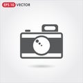 camera single vector icon