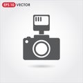 camera single vector icon