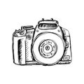 Camera in sketchy style