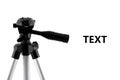 Camera stand tripod Royalty Free Stock Photo