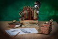 Camera steampunk Royalty Free Stock Photo