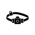 Camera strap mount icon