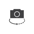 Camera switch vector icon