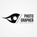 Camera symbol in modern style. Photographer. Vector