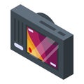 Camera thermal imager icon, isometric style Royalty Free Stock Photo