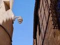 Camera at Transito Synagogue in Toledo, Castile La Mancha, Spain.