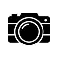 Camera glyph flat vector icon Royalty Free Stock Photo