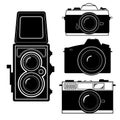 Camera vintage camera vector Royalty Free Stock Photo