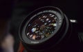 Camera zoom lens EF-S closeup