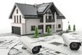 Cameras with AI security network protective updates in smart homes to monitor seniors using machine learning and sensor technology