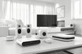 Cameras with smart surveillance technology provide secure remote monitoring and network authentication.