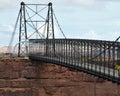 Cameron, Arizona Suspension Bridge Royalty Free Stock Photo