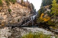 Cameron Falls In The Autumn. Waterton Lakes National Park Alberta Canada
