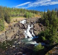 Hidden Lake Territorial Park, Beautiful Cameron Falls, Northwest Territories, Canada