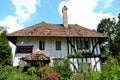 Gardens and English colonial Tudor bungalow cottage now boutique hotel Cameron Highlands Malaysia