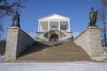 Cameronova Gallery (1784-1787), winter day. Tsarskoye Selo, Saint Petersburg Royalty Free Stock Photo