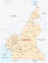 Cameroon vector map