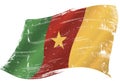 Cameroon waving flag