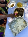 Cameroonian food Fufu, Eru and Garri