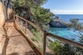 Cami de Ronda, a Coastal Path along Costa Brava Royalty Free Stock Photo