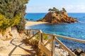 Cami de Ronda, a Coastal Path along Costa Brava Royalty Free Stock Photo