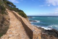 Cami de Ronda, a Coastal Path along Costa Brava Royalty Free Stock Photo