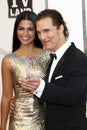 Camila Alves, Morgan Freeman Royalty Free Stock Photo