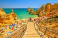 Camilo Beach Algarve Royalty Free Stock Photo