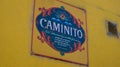 Caminito artistic rustic sign Royalty Free Stock Photo