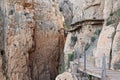 Gaitanes boardwalk of Caminito del Rey in Andalusia, Spain