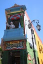 Caminito, one of the most famous streets in the quarter La Boca in Buenos Aires. Argentina Royalty Free Stock Photo