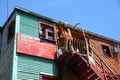 Caminito, one of the most famous streets in the quarter La Boca in Buenos Aires. Argentina Royalty Free Stock Photo