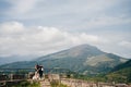 Camino de Santiago, France, UNESCO - sep, 2022 view point in Saint Jean Pied de Port