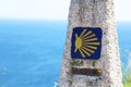 Camino de santiago marker