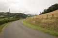 Camino de Santiago from Saint Jean Pied de Port to Roncesvalles via Valcarlos Royalty Free Stock Photo