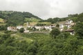 Camino de Santiago from Saint Jean Pied de Port to Roncesvalles via Valcarlos Royalty Free Stock Photo