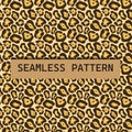 Leopard Print Seamless Pattern. Vector illustration for design Royalty Free Stock Photo