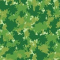 Camo. Colorful camouflage vector pattern. Seamless grunge camouflage pattern.