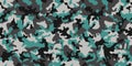 Camo pattern for army clothing. Military blue camouflage Vector Royalty Free Stock Photo