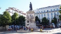 Camoes Monument, unveiled in 1867, in the Chiado neighborhood, Lisbon, Portugal