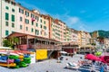 Camogli colorful fishing village on Riviera di Levante, Liguria, Italy
