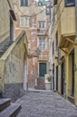 Camogli and its colorful and famous alleys, in europe