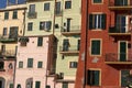 Camogli, Liguria, Italy picturesque fishermen village painted houses Royalty Free Stock Photo