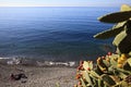 Camogli`s beach in the fishing village of Camogli, Gulf of Paradise, Portofino National Park, Genova, Liguria, Italy Royalty Free Stock Photo