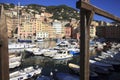 Camogli`s harbour in the fishing village of Camogli, Gulf of Paradise, Portofino National Park, Genova, Liguria, Italy Royalty Free Stock Photo