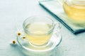 Camomile tea, floral infusion to heal and relax, natural treatment