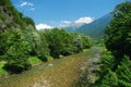 Camonica valley, river Oglio, Lombardy, Italy