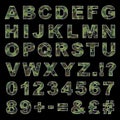Camouflage alphabet