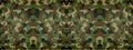 Camouflage army seamless pattern vector. Royalty Free Stock Photo